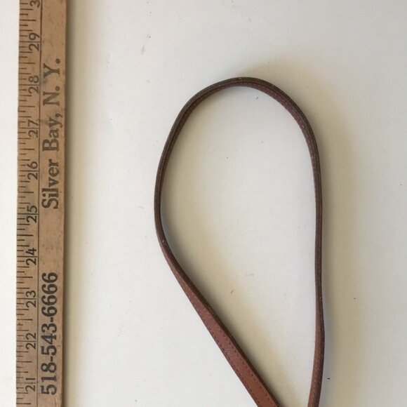 COACH Vintage 1990’s Brown Leather Station Bag, British Tan Crossbody Messenger - Picture 11 of 12